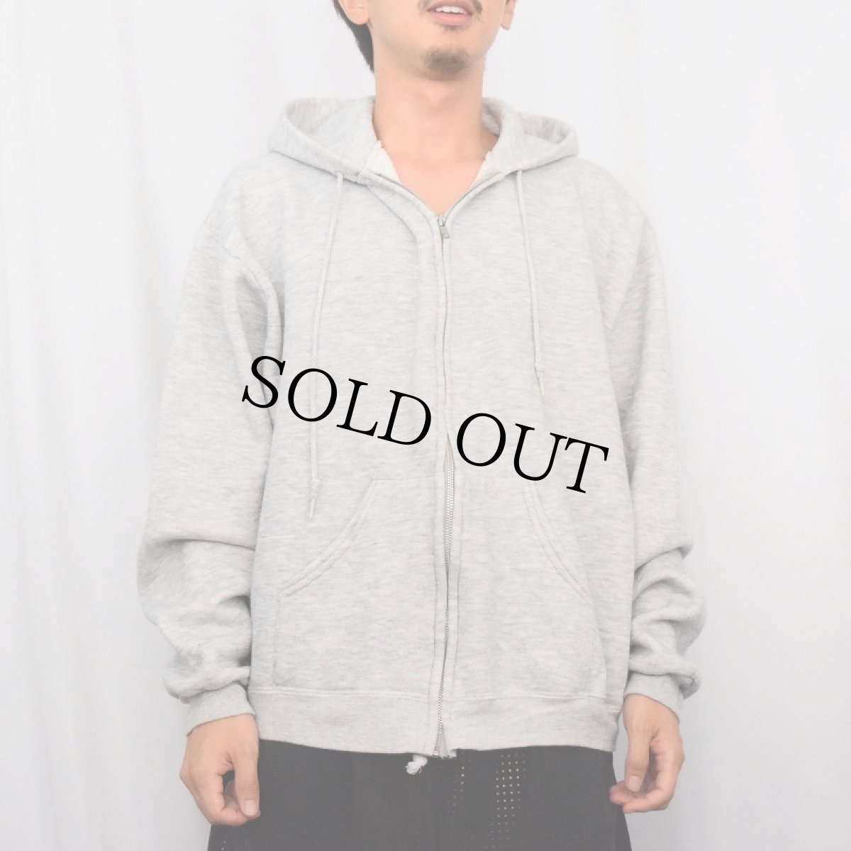 画像2: 90's CHEETAH USA製 スウェットジップパーカー L (2)