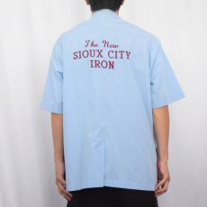 画像4: 80's USA製 "The New SIOUX CITY IRON" ポリコットン ジップジャケット (4)