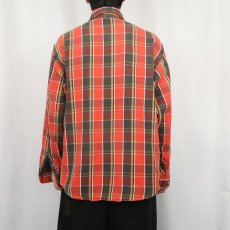 画像3: 80's BIG MAC USA製 チェック柄 ヘビーネルシャツ L (3)