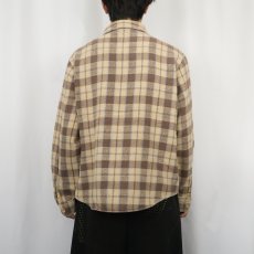 画像3: 70's JCPenney BIG MAC チェック柄 ヘビーネルシャツ L (3)