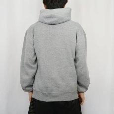画像3: 90's RUSSELL ATHLETIC USA製 "NEWMAN GROVE TRACK" プリントスウェットフーディ L (3)