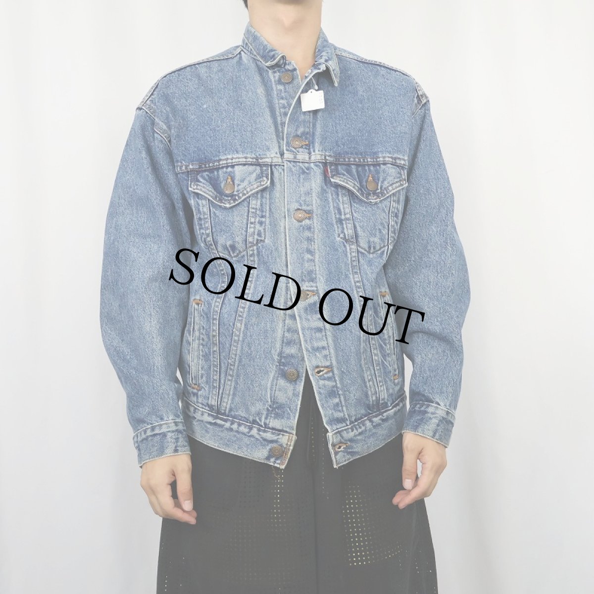画像2: 80's Levi's 57508-0218 USA製 デニムジャケット XL (2)