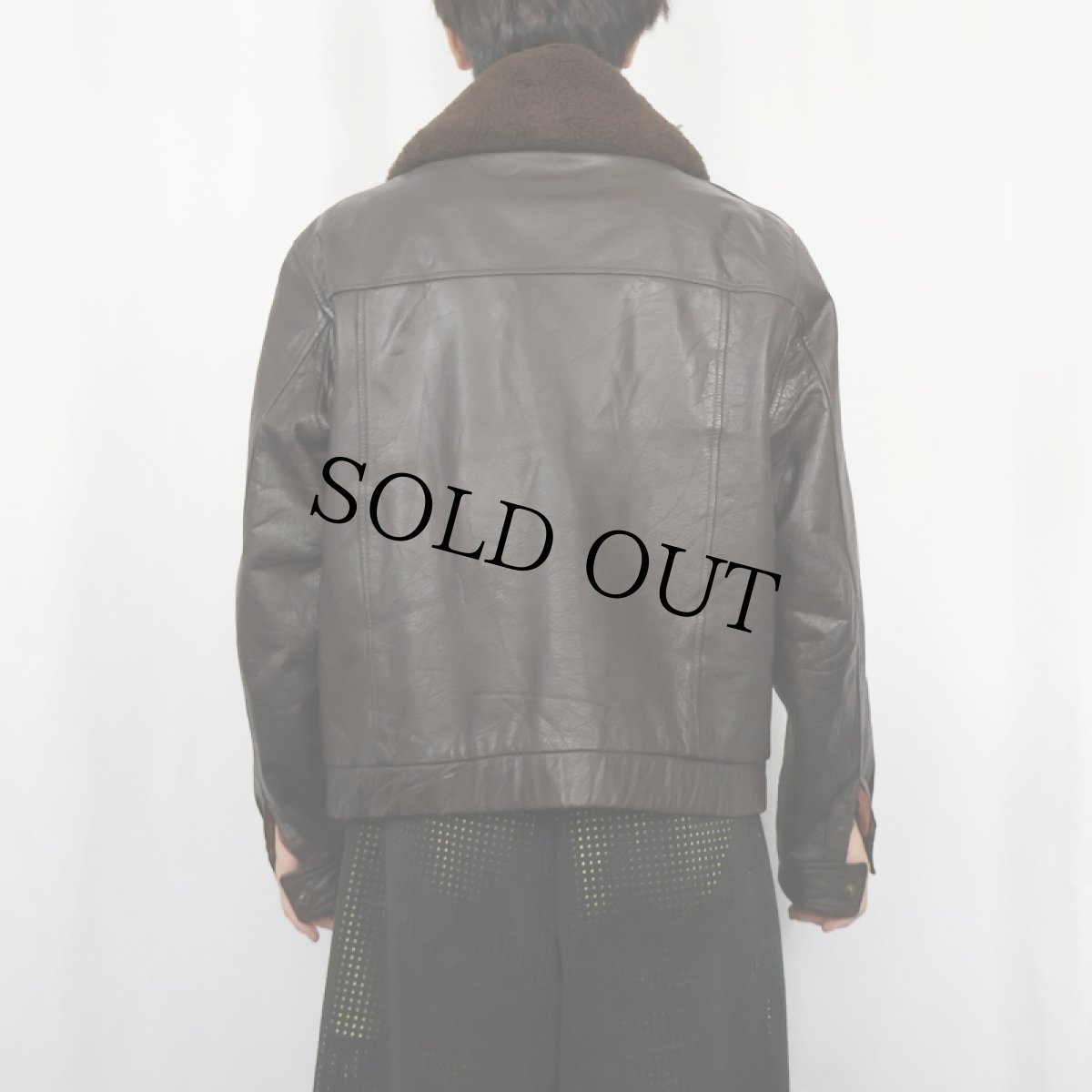 画像3: 90's〜 M.Julian "G-1 TYPE" フライトレザージャケット BROWN SIZE40 (3)