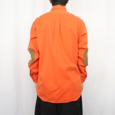画像3: POLO Ralph Lauren エルボーパッチ付き コットンシャツ S (3)