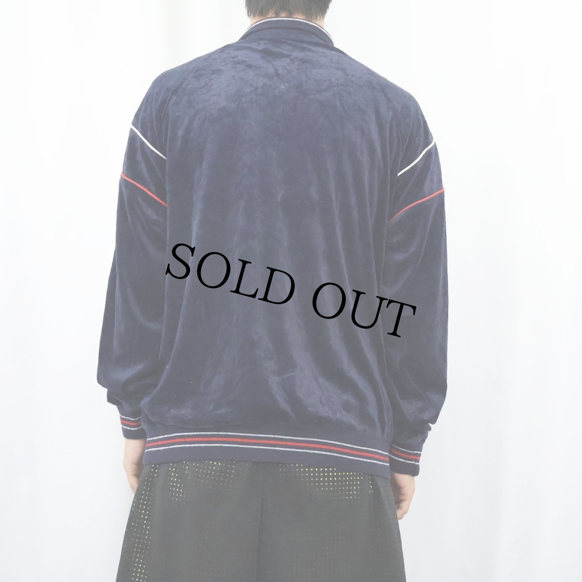 画像3: 80〜90's Christian Dior MONSIEUR ベロアトラックジャケット NAVY L (3)