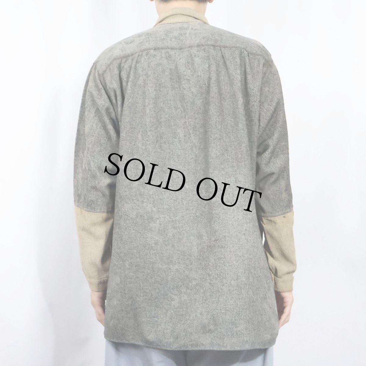 画像3: 〜40's ウールプルオーバーシャツ "Good Custom" (3)