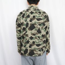 画像3: 70〜80's FIVE BROTHERS USA製 ダックハンターカモ柄 シャモアクロスシャツ L (3)