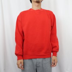 画像2: 90's〜 RUSSELL ATHLETIC USA製 前V 無地スウェット L (2)