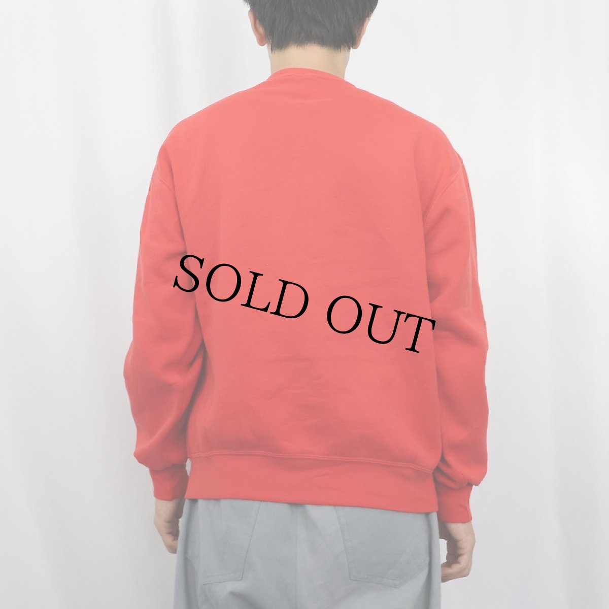 画像3: 90's〜 RUSSELL ATHLETIC USA製 前V 無地スウェット L (3)