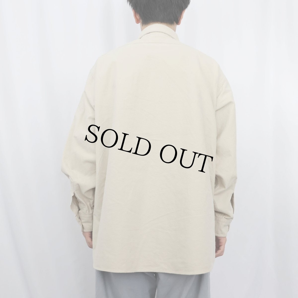 画像3: 80's L.L.Bean USA製 シャモアクロスシャツ SIZE17 1/2 (3)