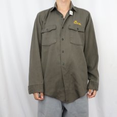 画像3: 60's Dickies "Pinette Electric" チェーン刺繍 ワークシャツ (3)