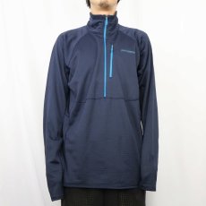 画像2: 2016AW Patagonia Rシリーズ R1 "POLARTEC" ハーフジップ フリースプルオーバー NAVY XL (2)