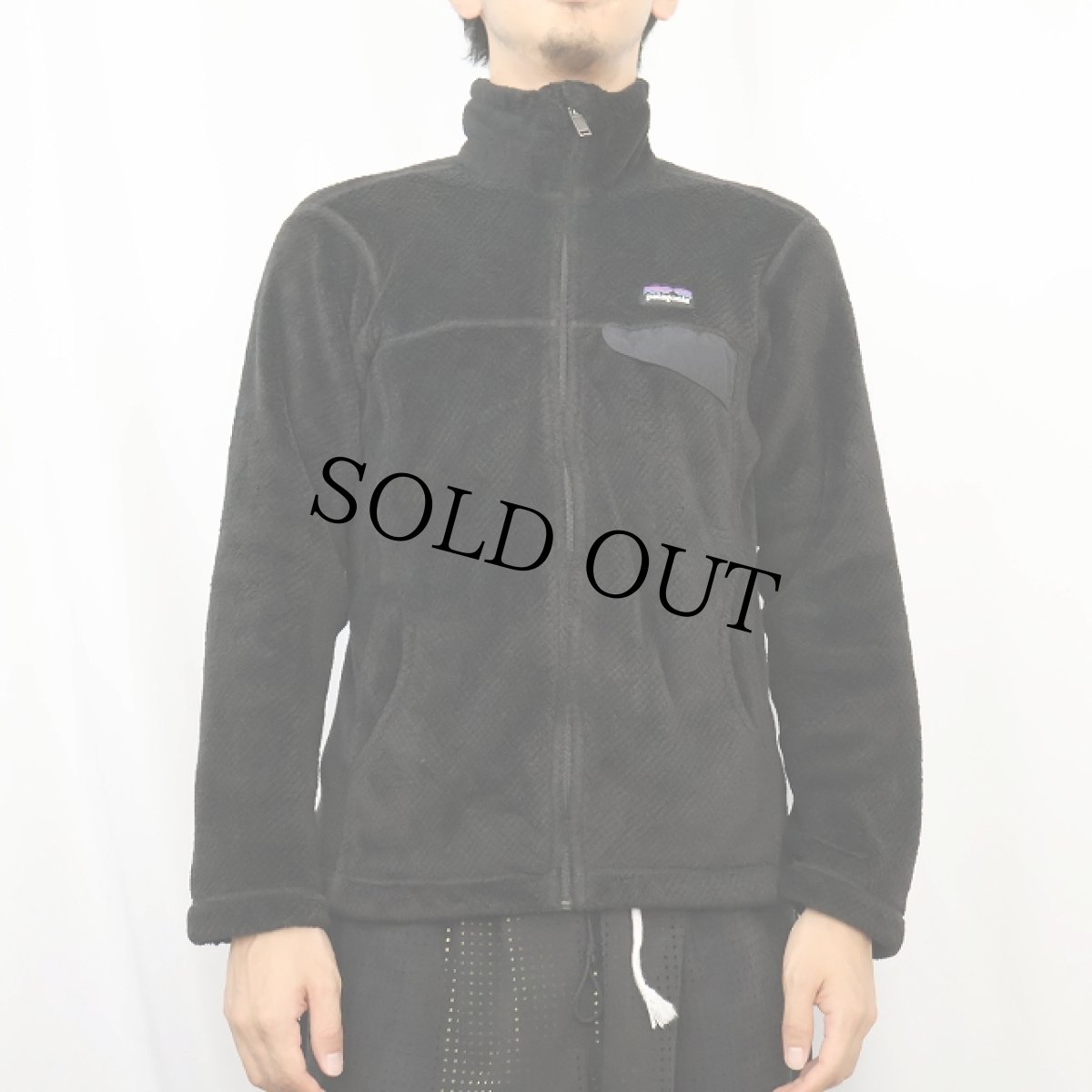 画像2: 2013AW Patagonia POLARTEC リツールジャケット BLACK M (2)