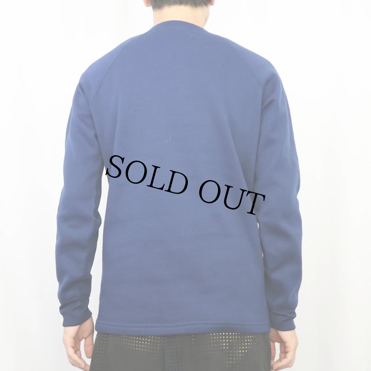 画像3: 80's Patagonia USA製 "capilene" デカタグ ヘンリーネック ラグランフリースロンT NAVY M (3)