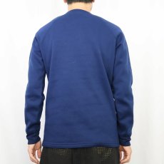 画像3: 80's Patagonia USA製 "capilene" デカタグ ヘンリーネック ラグランフリースロンT NAVY M (3)