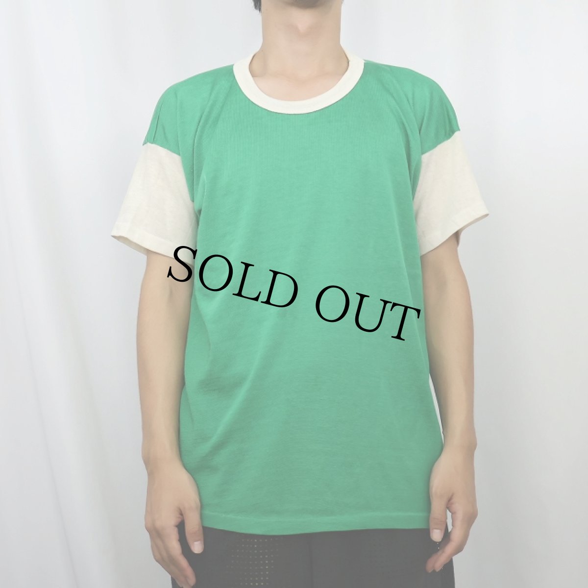 画像2: 60〜70's MASON USA製 フットボールTシャツ SIZE42-44 (2)