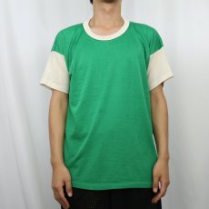 画像2: 60〜70's MASON USA製 フットボールTシャツ SIZE42-44 (2)
