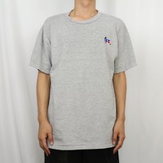 画像2: 80's RUSSELL ATHLETIC USA製 ロゴ刺繍Tシャツ L (2)