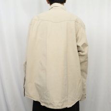画像3: 90's ORVIS USA製 ハーフスナップ コットンプルオーバーシャツ L (3)