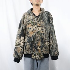 画像2: 90's〜 NORTHWEST TERRITORY リアルツリーカモ柄 フリースジャケット L (2)