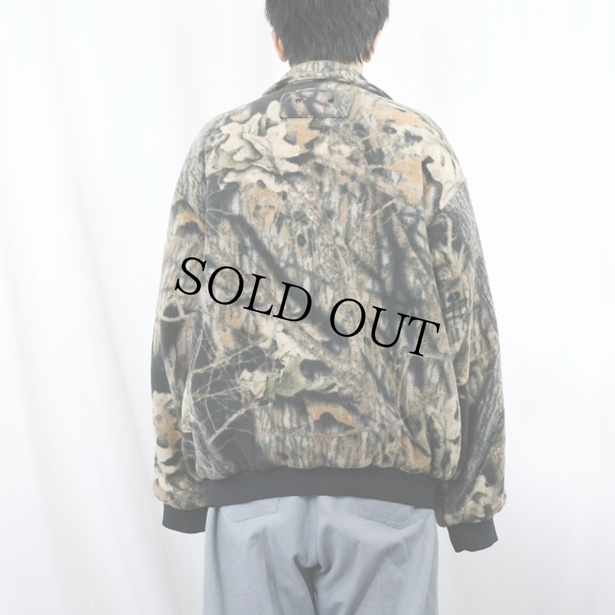 画像3: 90's〜 NORTHWEST TERRITORY リアルツリーカモ柄 フリースジャケット L (3)