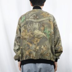 画像3: 90's RATTLERS USA製 リアルツリーカモ柄 コットンポリジャケット L (3)