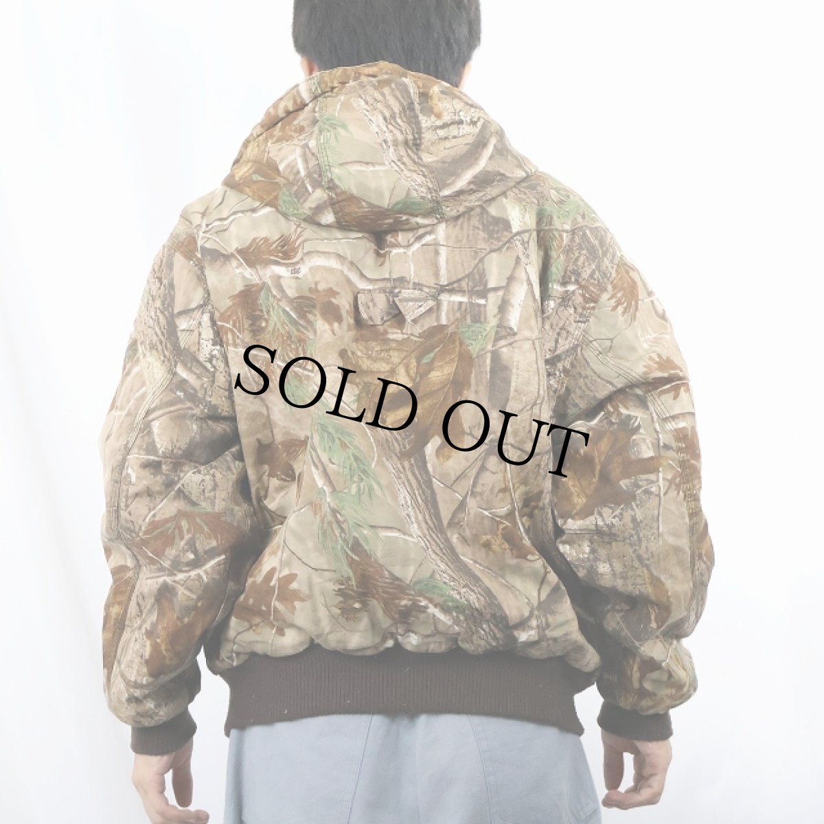 画像4: Walls リアルツリーカモ柄 リバーシブルコットンダックパーカー L (4)