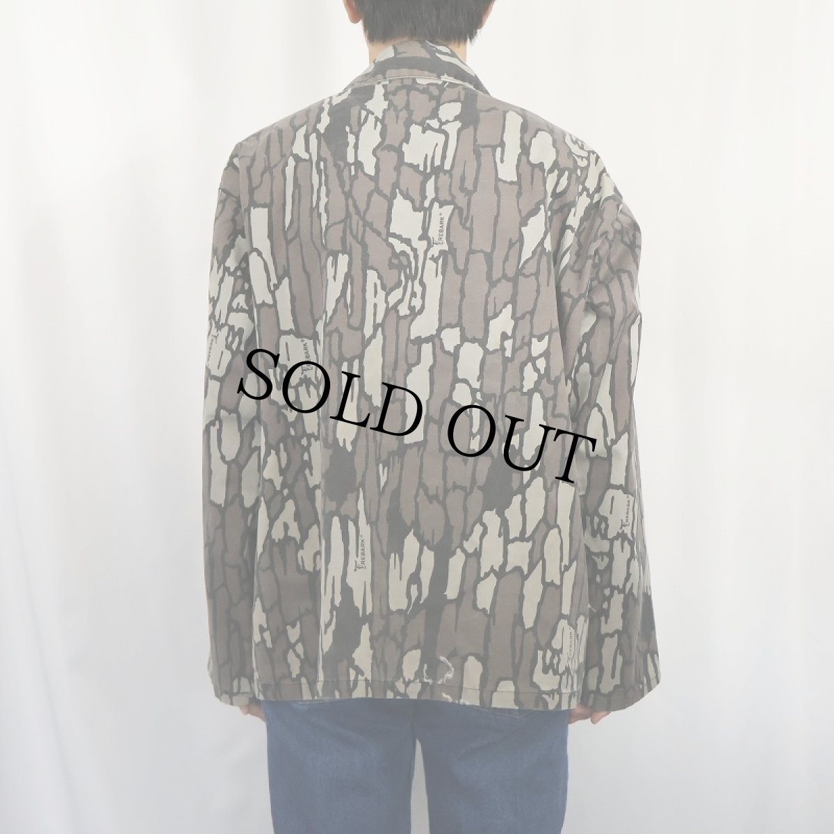 画像3: 80〜90's USA製 トレバークカモ柄 シャツジャケット XL (3)