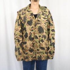 画像2: 70〜80's ダックハンターカモ柄 ラビットフード ハンティングジャケット (2)