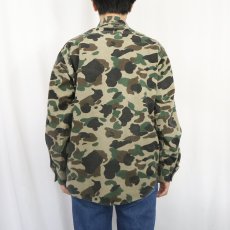 画像3: 90's Gander Mountain USA製 ダックハンターカモ柄 シャモアクロスシャツ L (3)