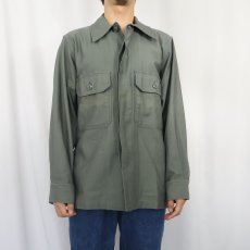 画像2: 50's U.S.AIR FORCE ユーティリティシャツ SIZE15×32 (2)