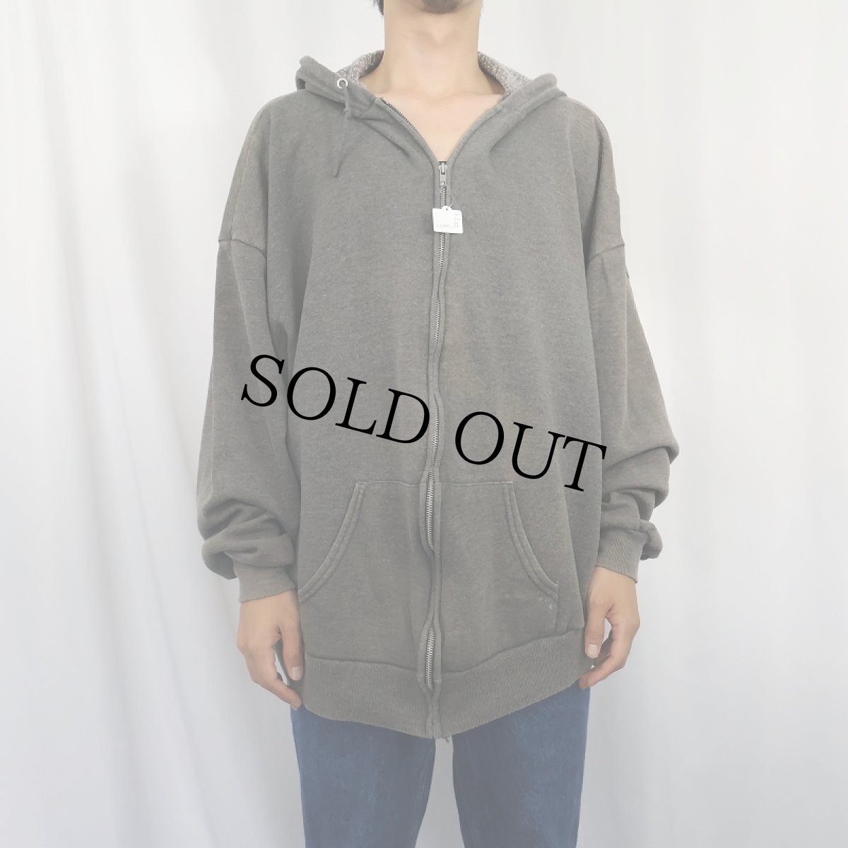 画像2: POLO Ralph Lauren ロゴ刺繍 スウェットジップパーカー BLACK XXL (2)