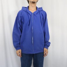 画像2: 90's Hanes ULTIMATE COTTON スウェットジップパーカー L (2)