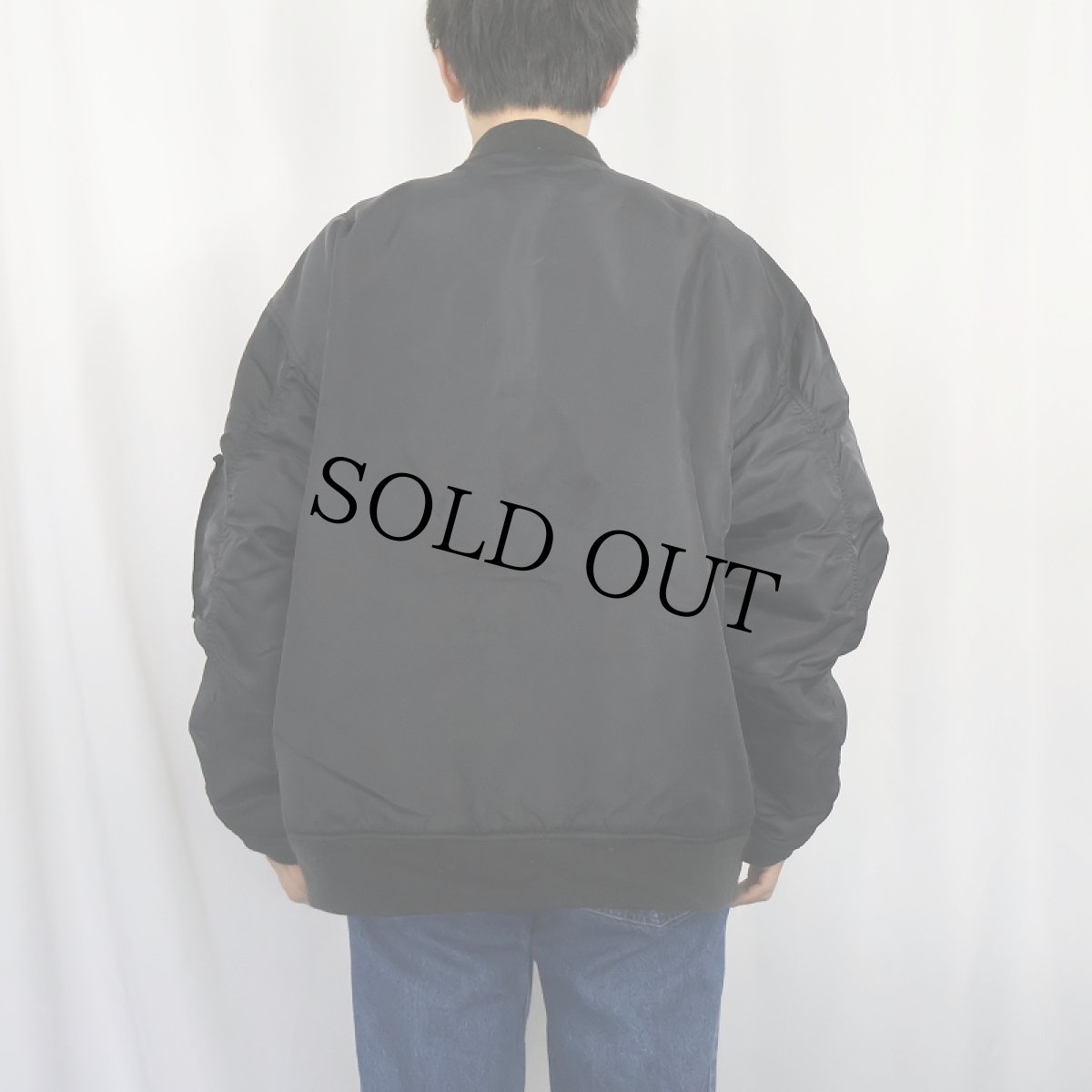 画像4: "MA-1 TYPE" フライトジャケット BLACK (4)