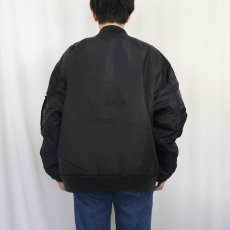 画像4: "MA-1 TYPE" フライトジャケット BLACK (4)