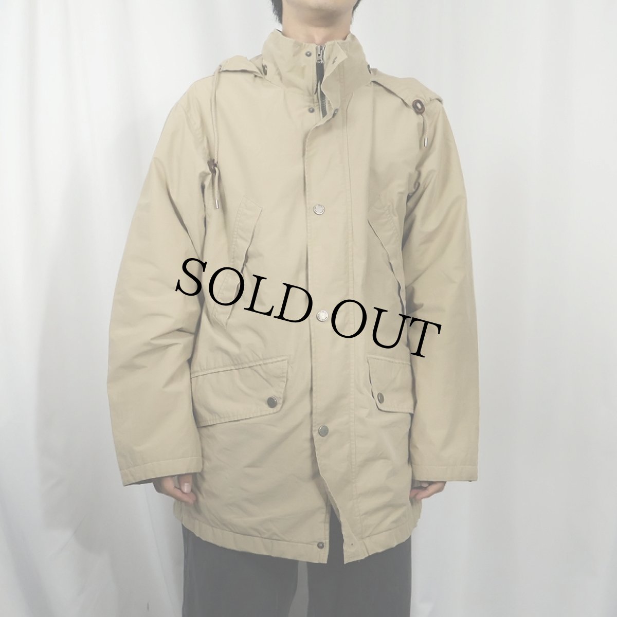 画像2: POLO Ralph Lauren フード付き パデットジャケット M (2)