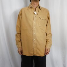 画像2: 80〜90's L.L.Bean シャモアクロスシャツ M (2)
