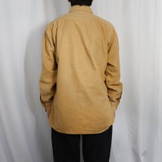 画像3: 80〜90's L.L.Bean シャモアクロスシャツ M (3)
