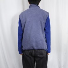 画像3: 90's L.L.Bean 筆記体ロゴ刺繍 フリースベスト  (3)