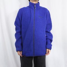 画像2: berghaus "POLATEC" ロゴ刺繍 ボアジップジャケット XL (2)