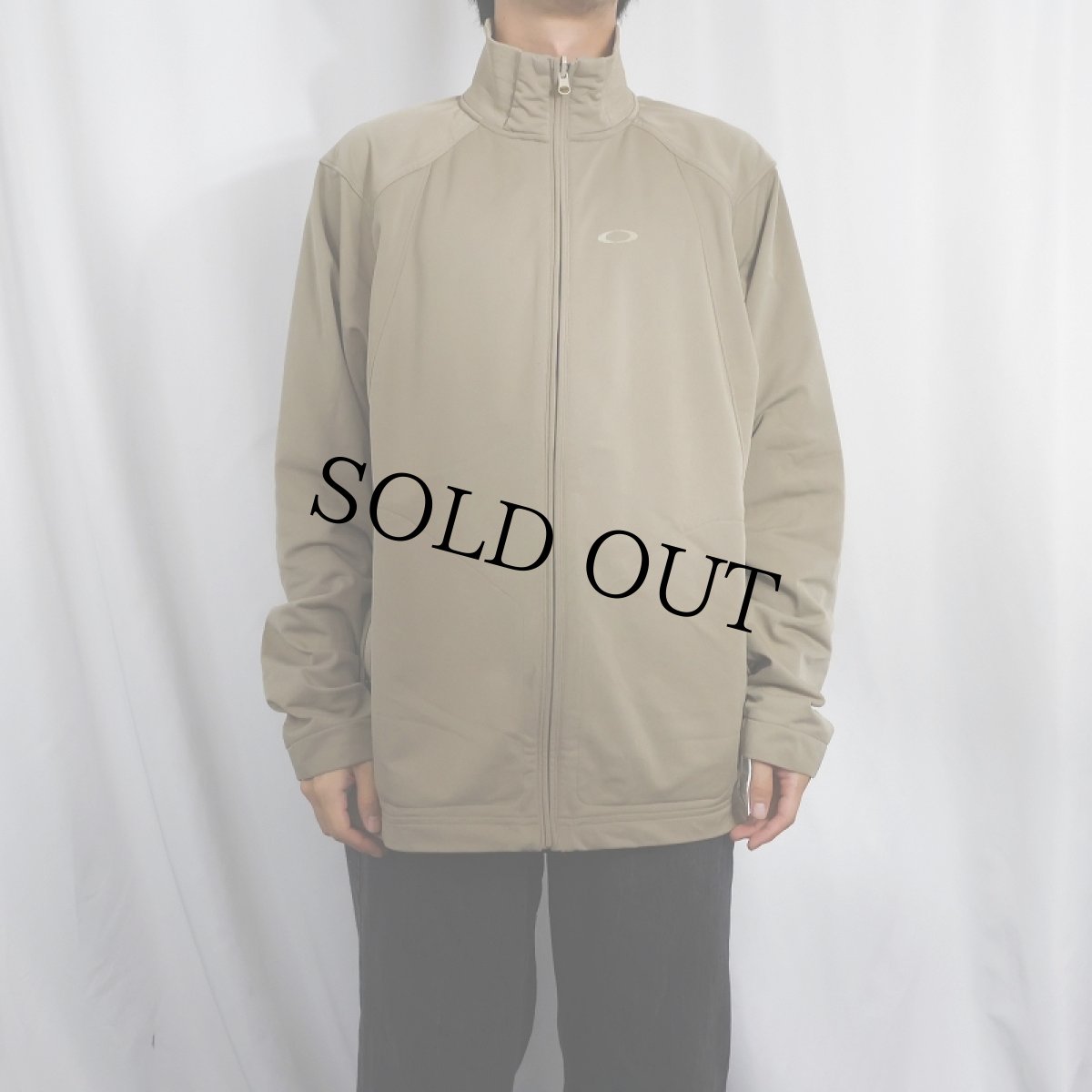 画像2: 2000's OAKLEY ポリエステルジップジャケット (2)