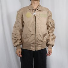 画像2: 2000's U.S.AIR FORCE CWU-36/P "TAN" フライトジャケット X-LARGE (2)