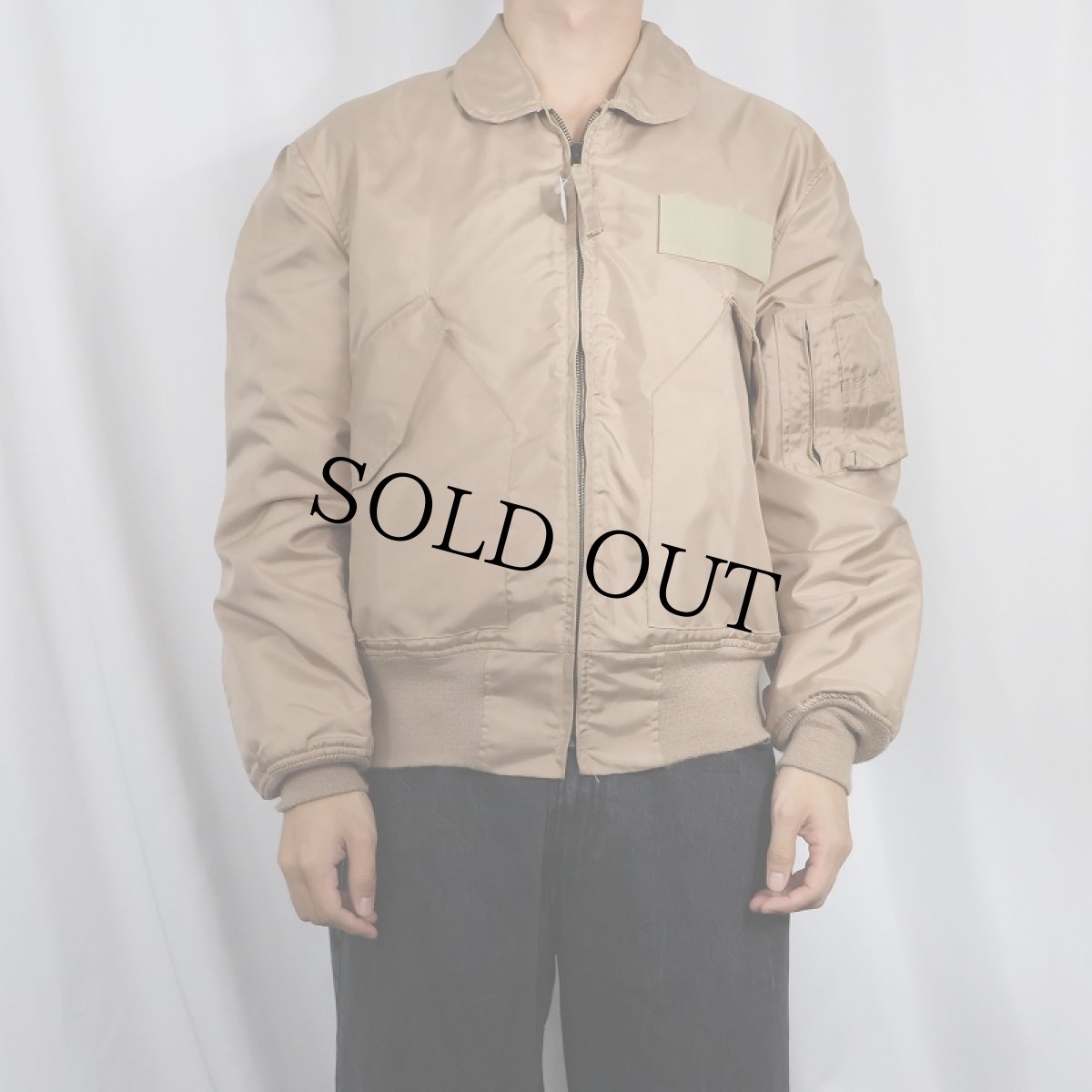 画像2: 2000's U.S.AIR FORCE CWU-36/P "TAN" フライトジャケット MEDIUM (2)
