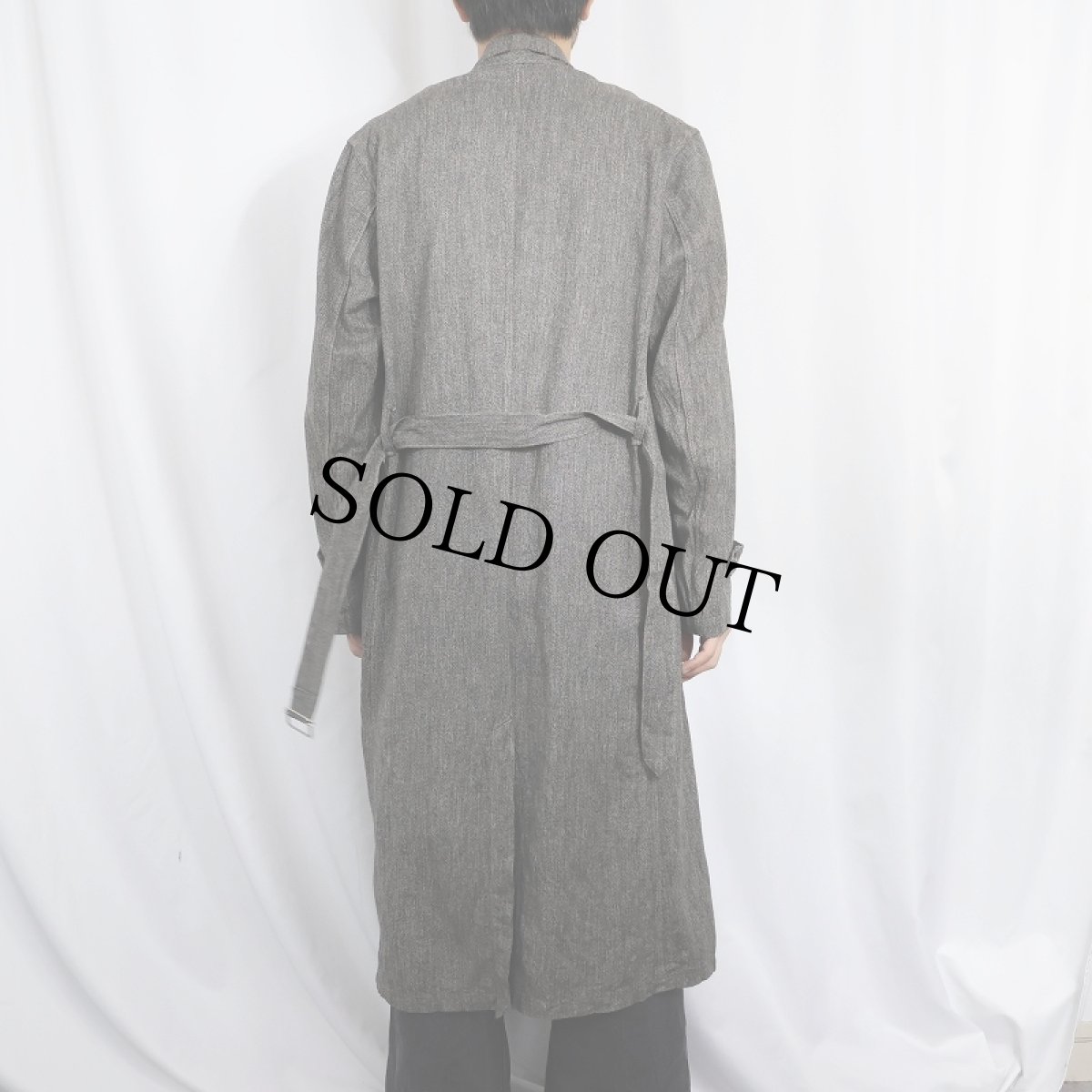 画像3: 50〜60's EURO 黒シャンアトリエコート SIZE48 (3)