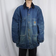 画像2: 70〜80's BIG BEN USA製 ブランケットライナー デニムカバーオール SIZE52 (2)