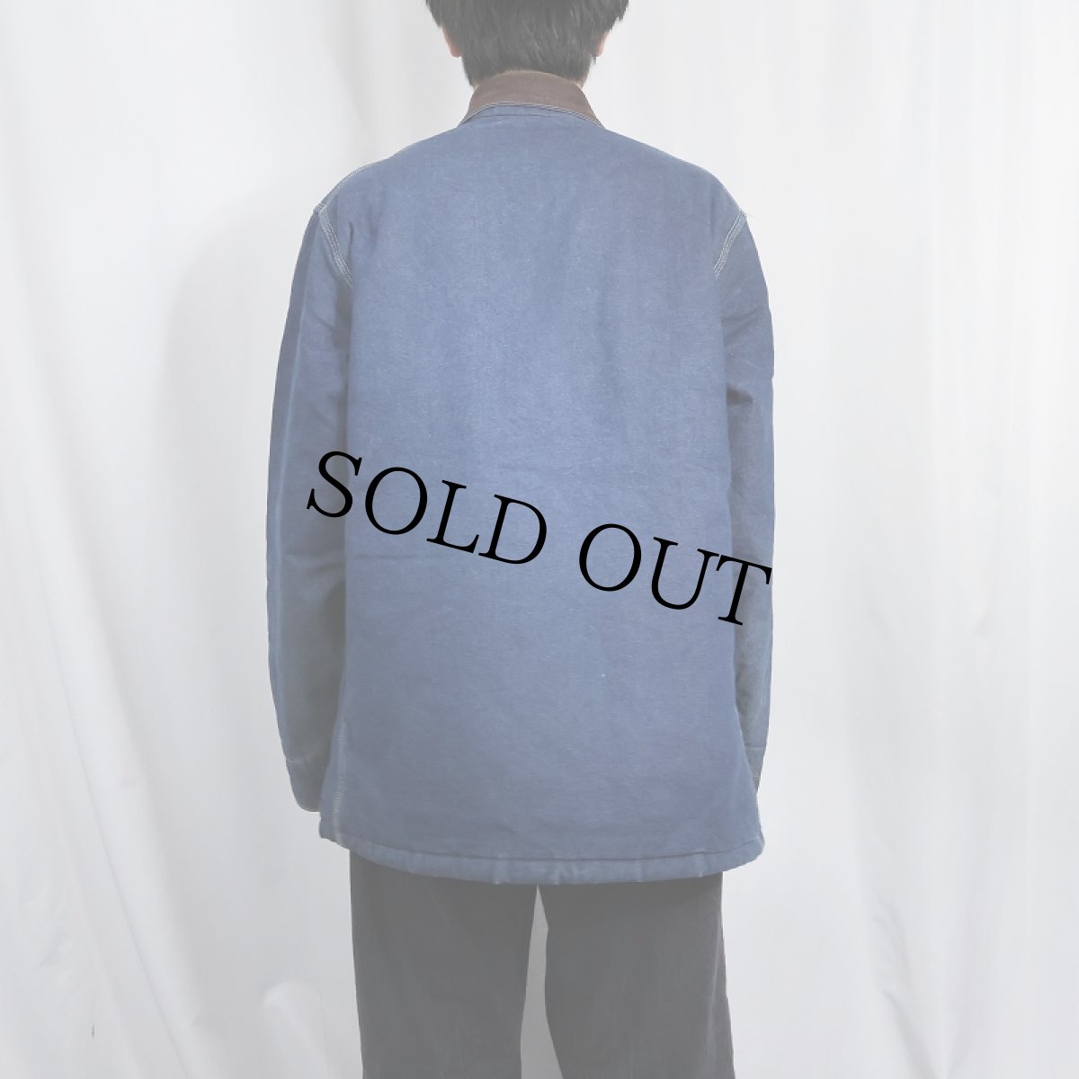 画像3: 80's OSH KOSH USA製 キルティングライナー デニムカバーオール SIZE40 (3)