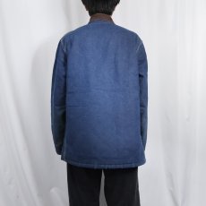 画像3: 80's OSH KOSH USA製 キルティングライナー デニムカバーオール SIZE40 (3)