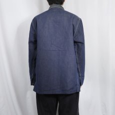 画像3: 70's OSH KOSH キルティングライナー デニムカバーオール SIZE42 (3)