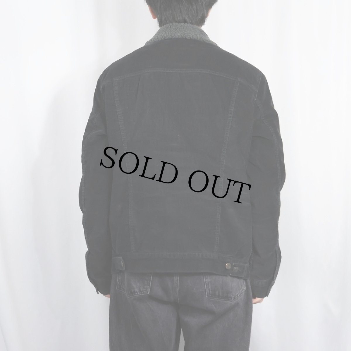 画像3: Levi's コーデュロイボアジャケット BLACK L (3)