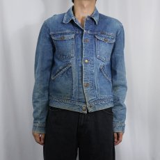 画像2: 70's Wrangler 124MJ USA製 デニムジャケット SIZE40 (2)